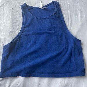 Blue crop top from Divided